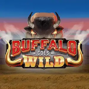 Slots logo of Buffalo Goes Wild from Mancala Gaming at RP888 Casino