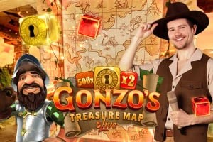 Enjoy Gonzo's Treasure Map by Evolution – logo hosted on rp888casino.com