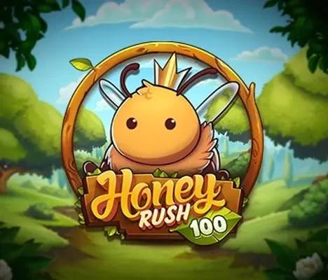 Honey Rush 100 slot logo by Play'n GO at RP888 Casino
