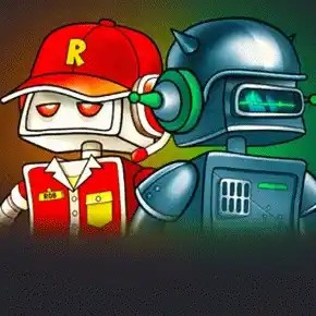 Robospin slot visual from BGAMING available on rp888casino.com